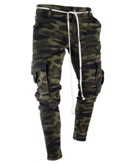 Men's Camouflage Trendy Jeans
